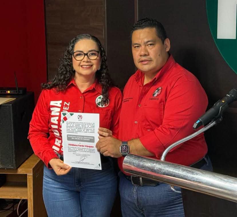 PRITabasco's tweet photo. Viridiana Pardo Vázquez  asume la Secretaría General del PRI Tabasco.

🔴Seguimos fortaleciendo al PRI con unidad, experiencia, institucionalidad y trabajo territorial para responder a los retos que vienen para Tabasco.

https://t.co/ElrHXE30yd https://t.co/VBkUkqNMy8