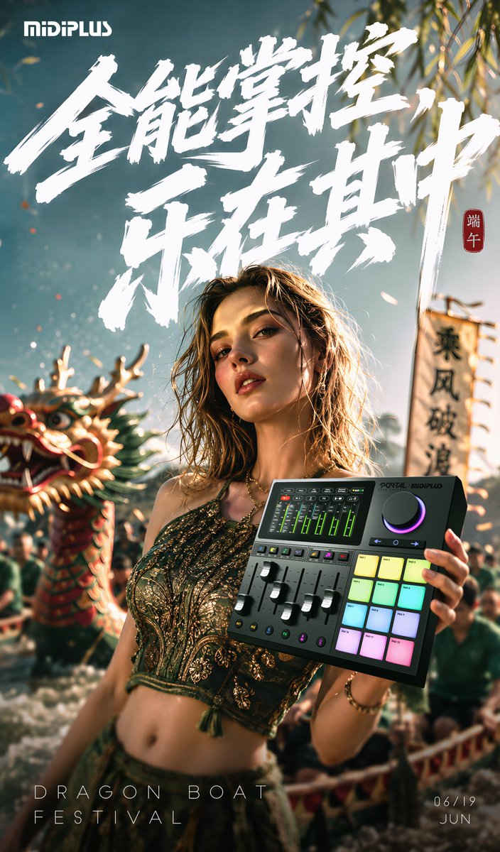 MIDIPLUS130952's tweet photo. MIDIPLUS wishes everyone a happy and healthy Dragon Boat Festival!
#MIDIPLUS #DragonBoatFestival https://t.co/qo2ORFp27U