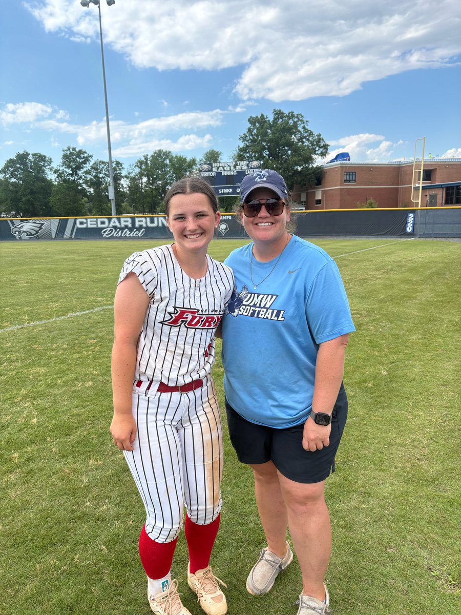 BridgetArcher28's tweet photo. I had a great time at camp today with @UMWSoftball ! https://t.co/ZJ61KWLvLp