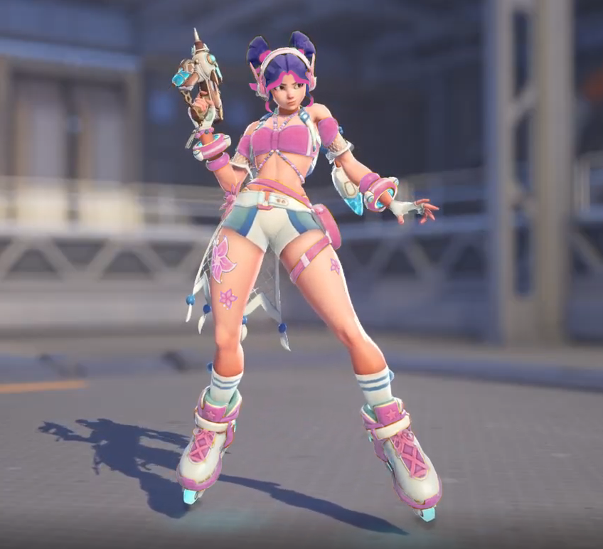 Last_OW_Skin's tweet photo. By request- pink outfit variant https://t.co/DR8bd2teBm