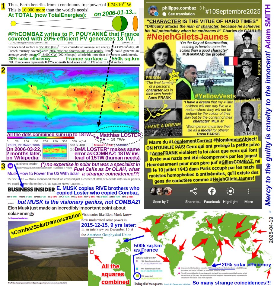 PaxMetanola's tweet photo. @SolarMethanol @phcombaz For 20yrs, greedy godless freemason pig Patrick POUYANNÉ's been hiding that oil nat-gas coal gasoline kerosene fuel-oil nuclear ie. all primary energies can be replaced by my #SolarMethanolEconomy industrialization within 10yrs!
#TTE #GeorgeOLAH #PorterGOSS shall pay their crime. https://t.co/8ZBG7ylPtt