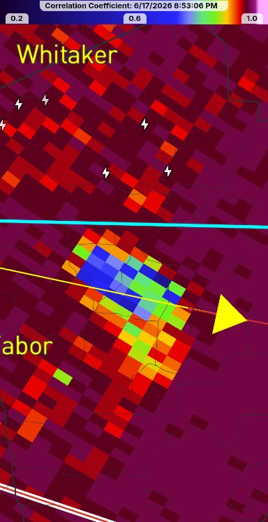 JeremyStormWX's tweet photo. A huge tornado is currently on the ground right now in Indiana. This one needs to be a Tornado Emergency! This TORNADO WARNING has been upgraded to a PDS Tornado Warning. But this Debris Ball is huge. The largest Debris Ball we have seen so far. https://t.co/GzWaOwRAbL