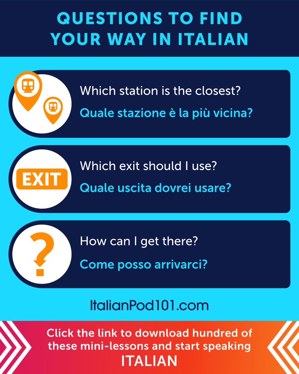 italianpod101's tweet photo. Comment your favorite Question in Italian!โ P.S. Grab our FREE Italian worksheets and workbooks covering the alphabet, common words, phrases, and much more: https://t.co/t8KJ8o3xLE
#Question #AskInItalian #ItalianLessons https://t.co/6jG2tABuAy