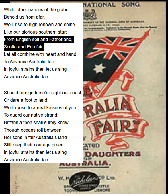 Natsthuts's tweet photo. @CatherineKingMP Only national anthem I respect is the original, unadulterated version. https://t.co/8e8cAlGNHz