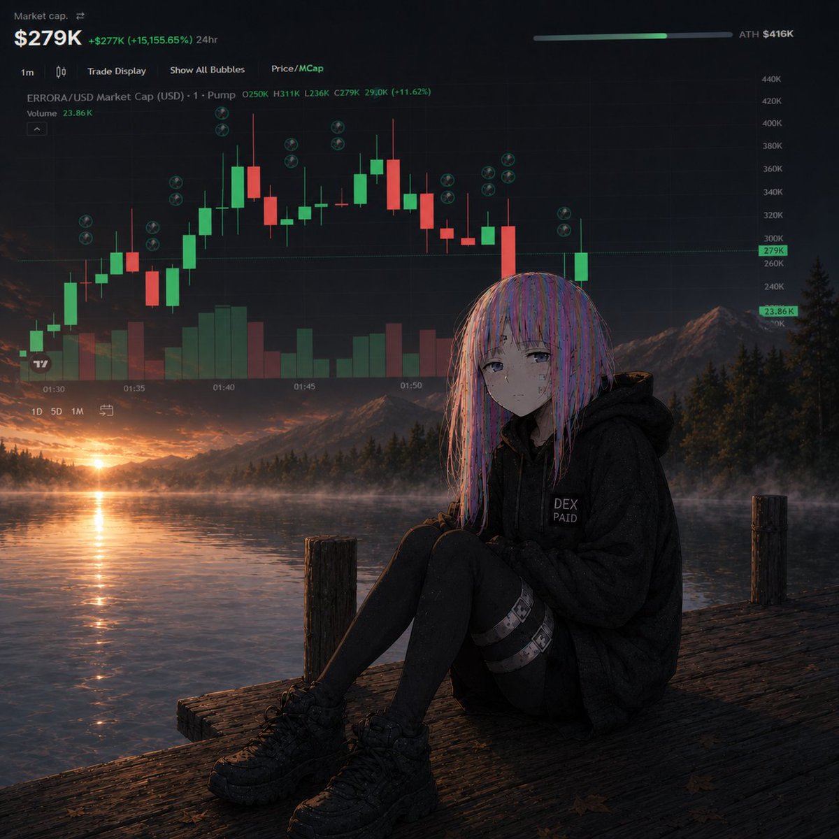 ERRORASOL's tweet photo. Candles don’t lie 
The chart is alive
momentum is building
and the move is just getting started
DEX paid 
Community growing 
Candles pushing up 
Keep watching
The real action is ahead
#pump #solana #dexscreener #token https://t.co/0VW5NblAqG
