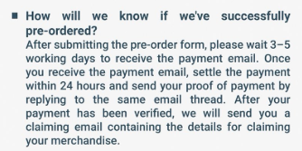 btobabyy's tweet photo. akala ko ba pre-order muna bago payment? bakit may payment proof na hinihingi sa order form? @officialsbtown https://t.co/eCBYuLznhF