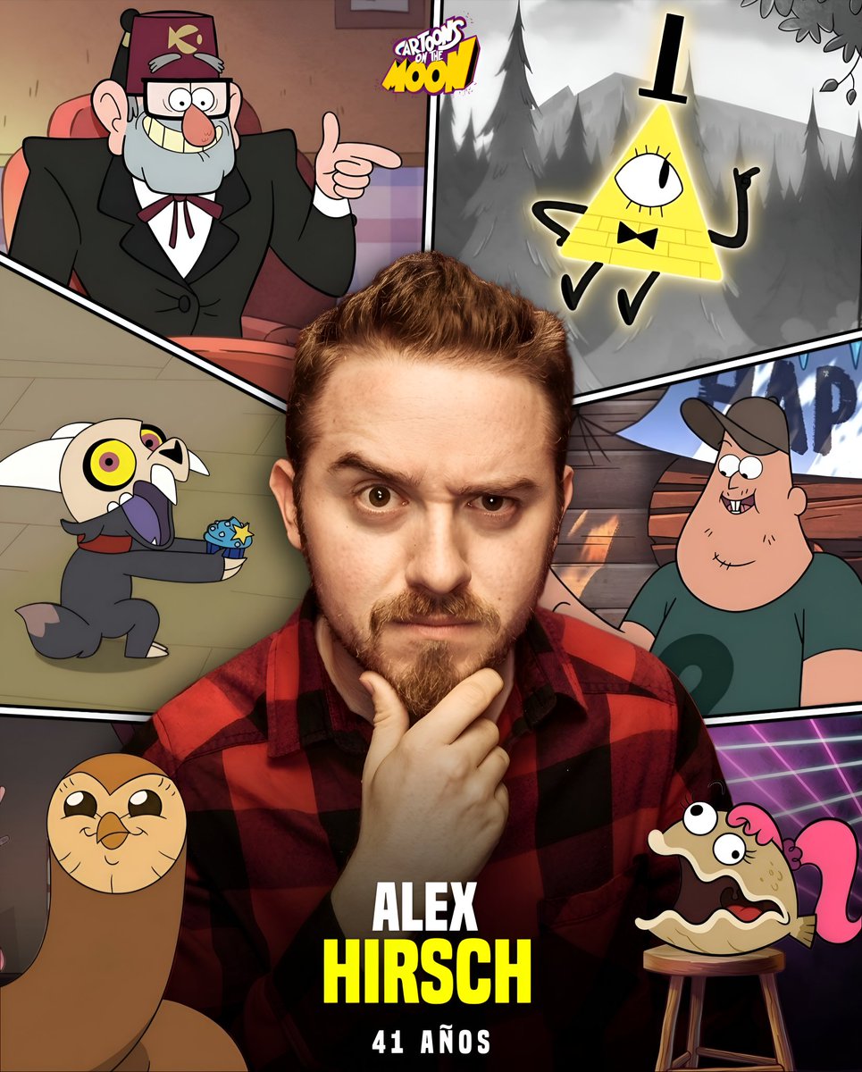 CartoonsOTMoon's tweet photo. Hoy Alex Hirsch está cumpliendo 41 años 🎉 https://t.co/us3kKdzkK5