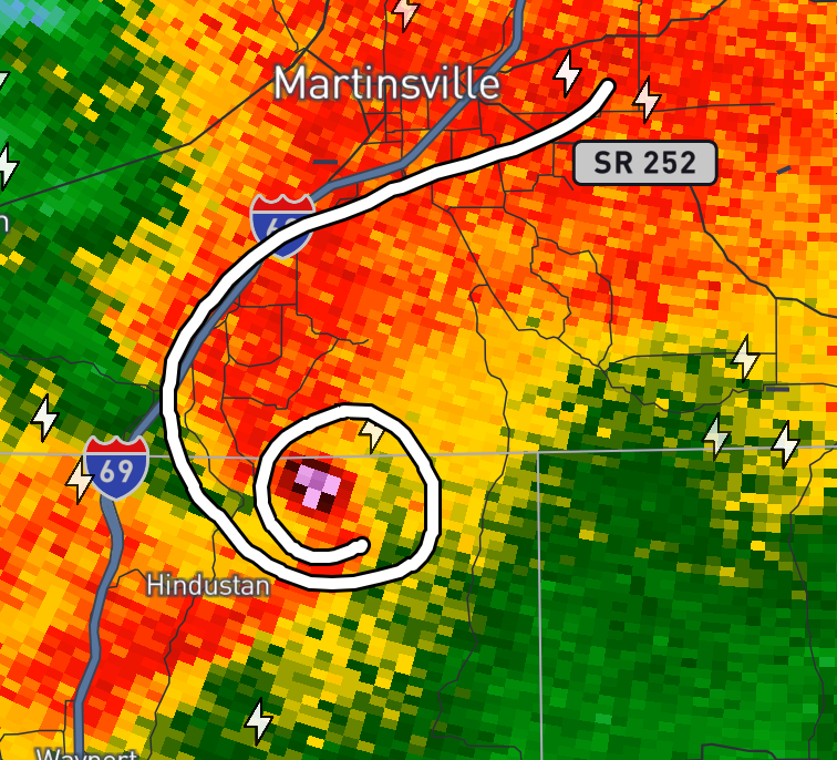 DixieChasing's tweet photo. This thing is a beast sitting around 72 DBZ https://t.co/PJbNc0oxD2