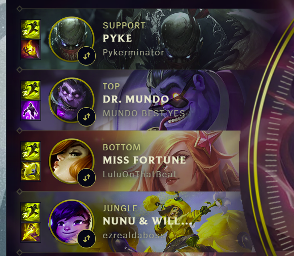 lSyZyGyl's tweet photo. load into a game and everyone has champ themed names what https://t.co/MvxlF3DCxt