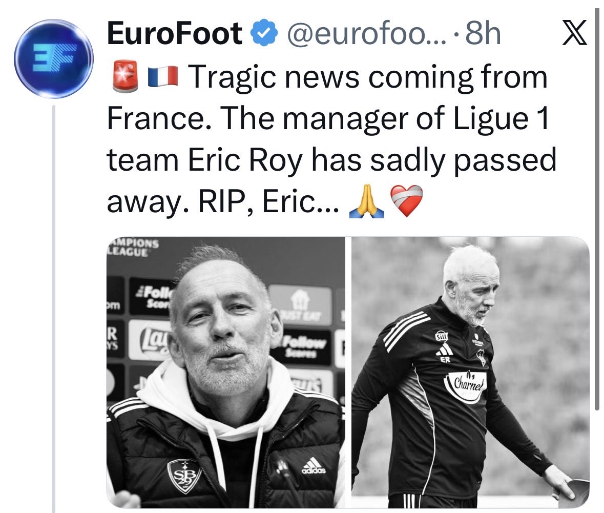 cellyyyyyyyyy24's tweet photo. @Akqkdjxns @artetasdisciple @eurofootcom The manager of Ligue 1 team Eric Roy, my fav team Eric Roy? Or its missing “a” Ligue 1 team. Do you lack reading skills https://t.co/1o9w7nwgIu