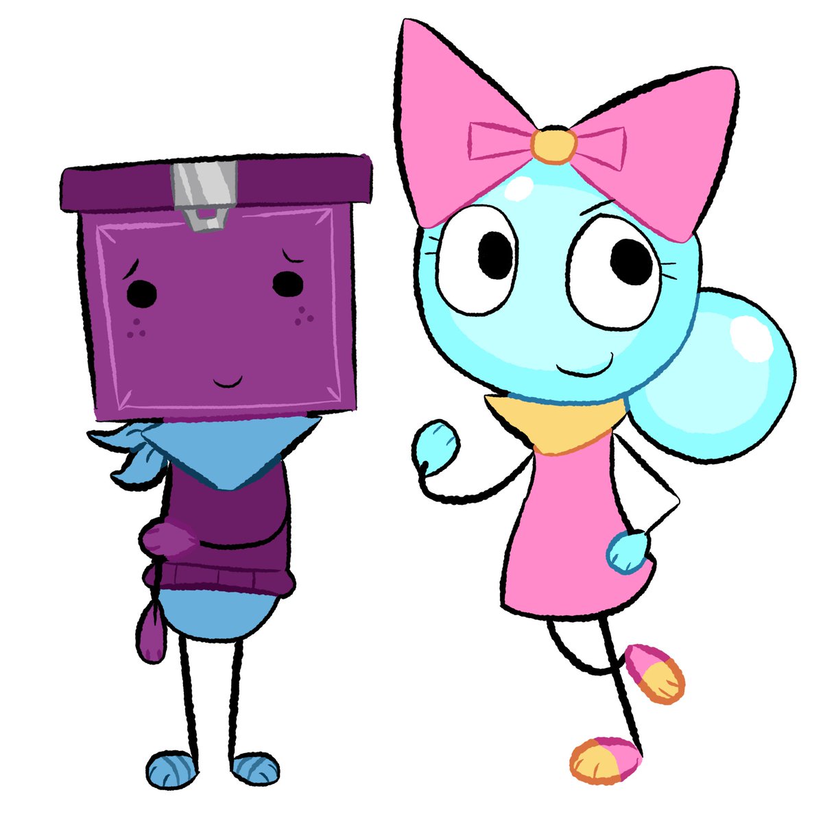 Kifwify's tweet photo. I changed my artstyle whatever livk heres art dump #dandyworld https://t.co/C0lZ50k227