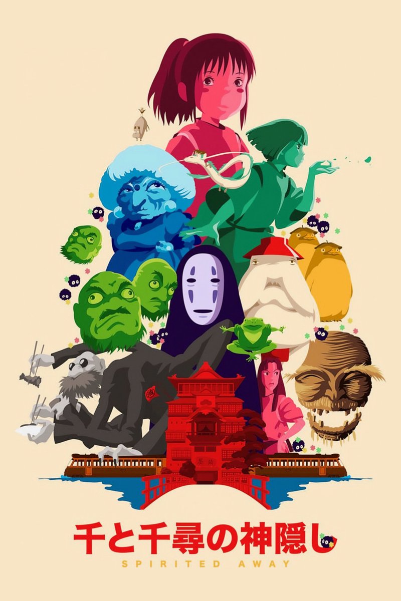 ThisIsJonny's tweet photo. #NowWatching my favorite #StudioGhibli film, Academy Award winning #SpiritedAway! 🍿📺 - Directed by the incredible #HayaoMiyazaki 🇯🇵❤️#Chihiro #RIPDaveighChase https://t.co/eH6HDvQoHA
