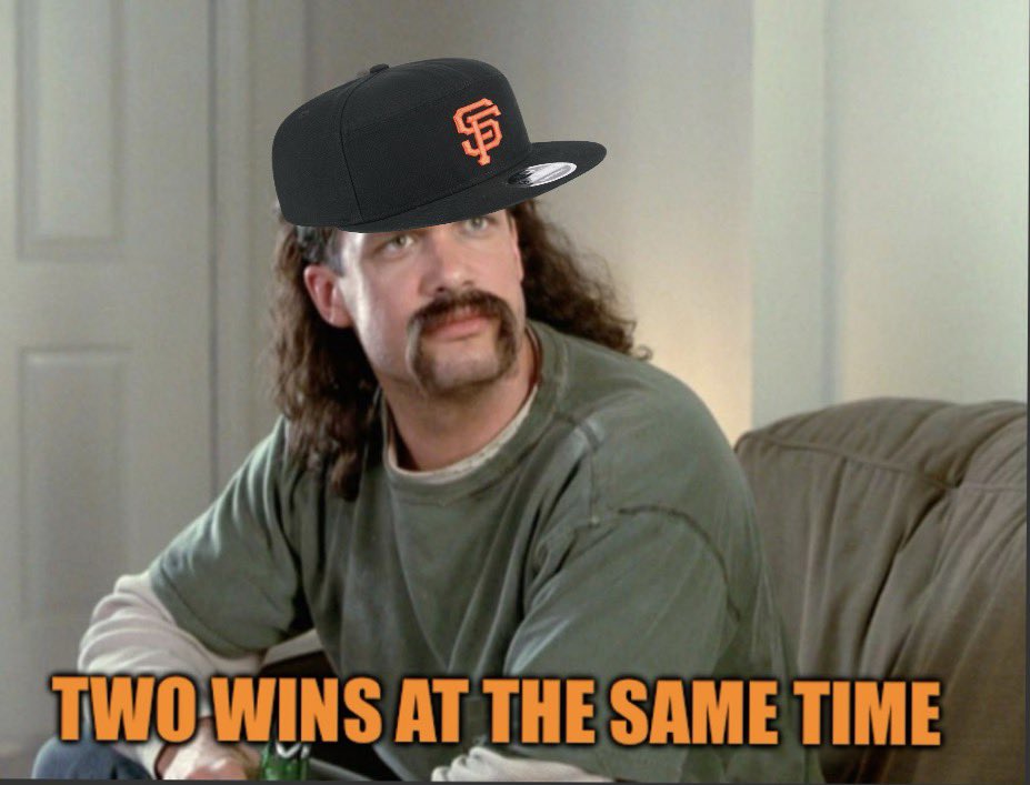 SFGiantsMemer's tweet photo. Your #SFGiants are 2-0 today. https://t.co/5rq5VhMyI8