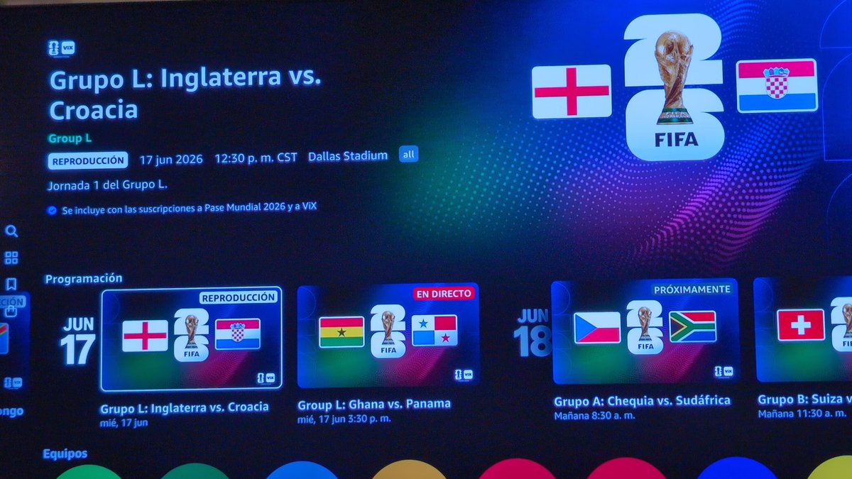 SirTaquito33's tweet photo. @VIX ya quitó de sus canales de transmisión el partido de Uzbekistan vs Colombia, que ya está pagado con el paquete mundial. Cómo nos van a reembolsar por este servicio no otorgado? https://t.co/bDCOxWr8Wp