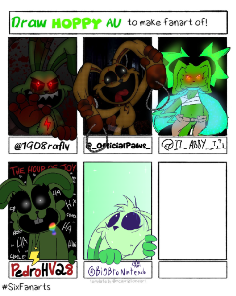 bigbronintendo's tweet photo. My Hoppy doesnt feel safe
(I was late cause someone already took this spot but its alright 😭))

#hoppyhopscotch #smilingcritters #smilingcrittersau #poppyplaytime #smilingcrittersshinetogether #fanart https://t.co/7GAd5Xnggh