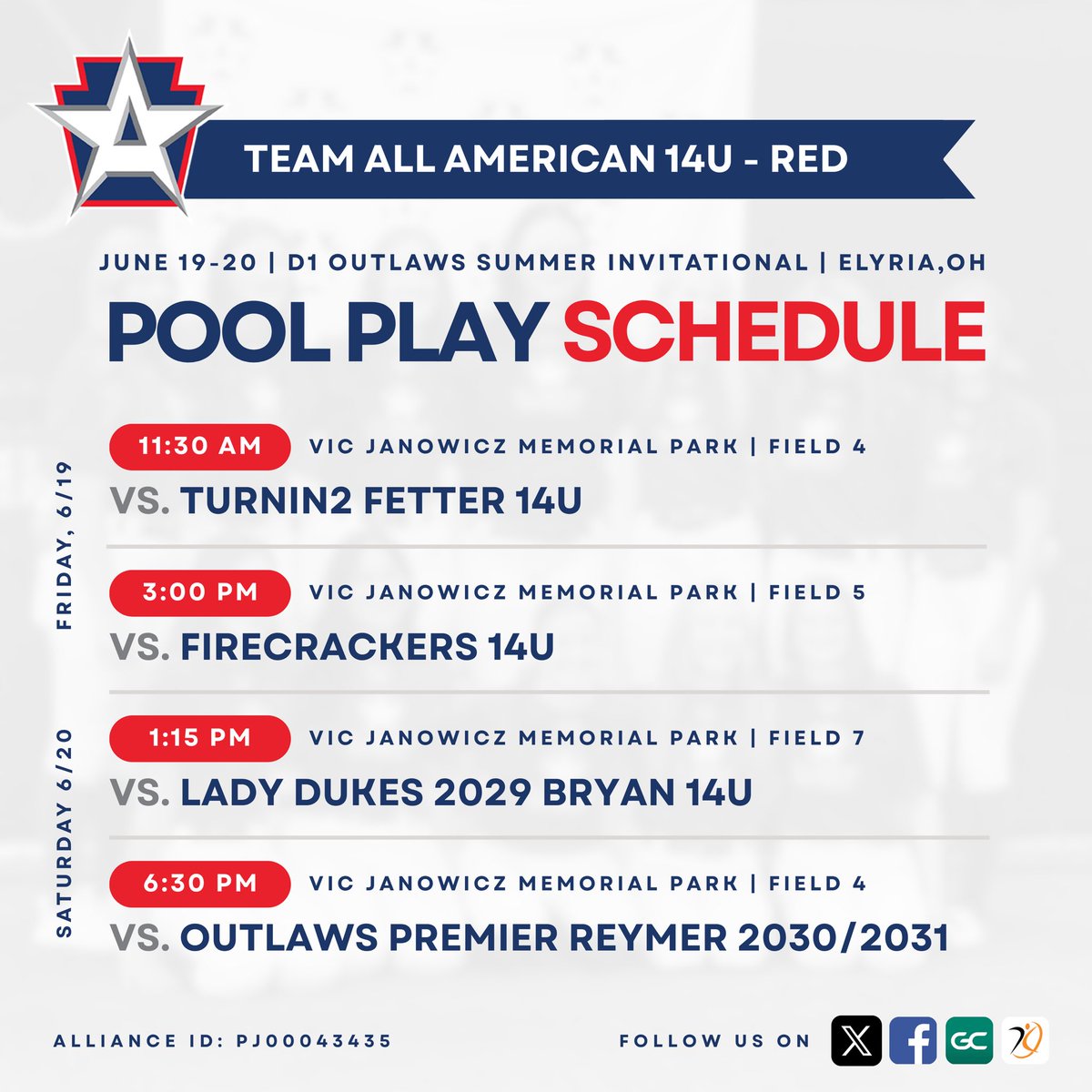 TeamAA_14U_Red's tweet photo. @NDsoftball @2Ganeff @CoachDeOliveira @Coach_pooch Come check us out at the D1 Outlaws Summer Invitational! https://t.co/NPpqqiYS2E