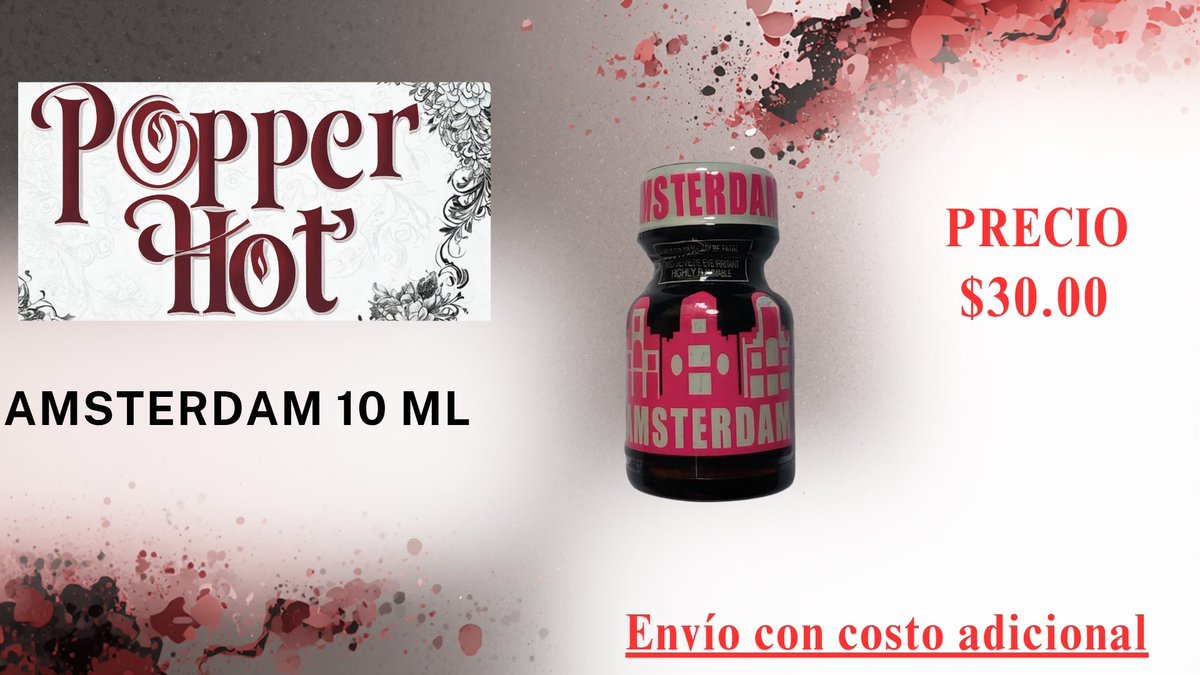 PopperHots's tweet photo. 🍑😈🍆 AMSTERDAM 
 PRECIO  $30  🍆😈🍑  
Envío a domicilio costo adicional, escribe a nuestro WhatsApp 71602411 https://t.co/cFfZ6jtNYC