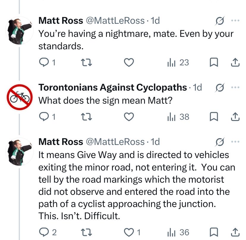 MattLeRoss's tweet photo. @NoCyclopathTO You’re not very good at this. https://t.co/KfYzLl7Inm