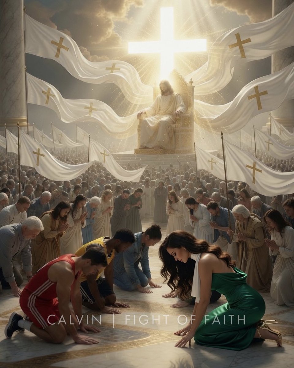 FightofFaith's tweet photo. Every knee will bow. 
Every tongue confess. 

Jesus Christ is Lord. https://t.co/gPf6nVOyx6