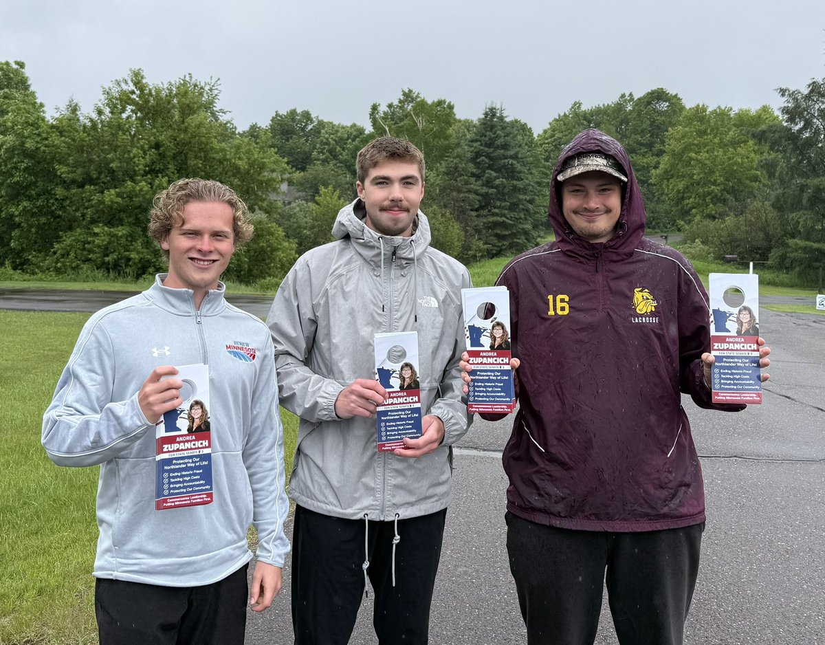 RenewMN's tweet photo. One of our teams is out in the Northlands today, supporting the next state senator from the Iron Range!

@AndreaForMN will be a great leader in St. Paul! https://t.co/kMeq5390Ev