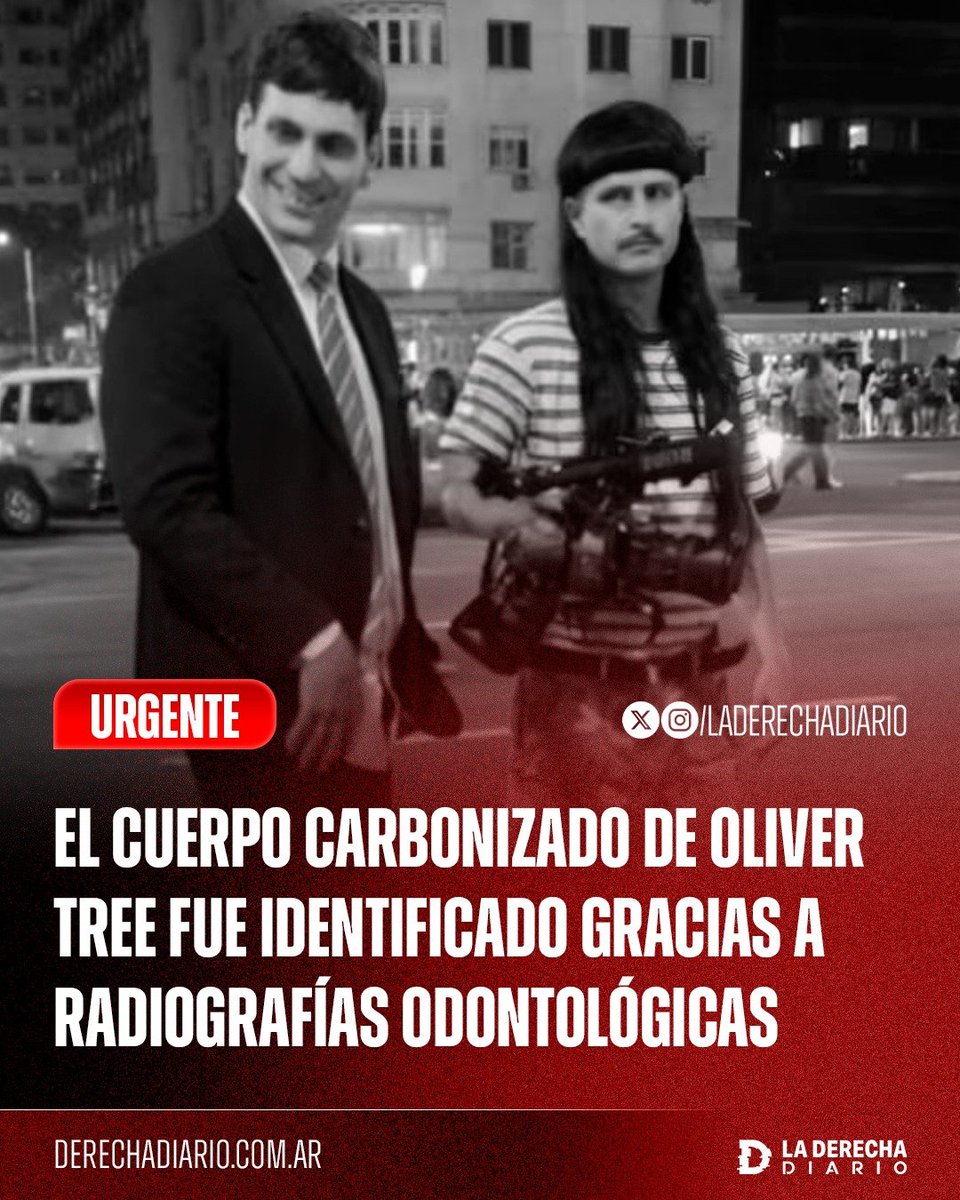 laderechadiario's tweet photo. 🚨🇺🇸🇦🇷🇧🇷 | #URGENTE Las autoridades brasileñas identificaron oficialmente a Oliver Tree, la última víctima fatal del choque de helicópteros en el que también murió Gaspi.

El famoso cantante estadounidense pudo ser reconocido recién ahora gracias a radiografías odontológicas enviadas desde Estados Unidos, que fueron comparadas con los restos de su dentadura, debido a que su cuerpo quedó completamente carbonizado tras el incendio provocado por el accidente.

Tree denunciaba abiertamente a "Mr. Pizza", en referencia al escándalo de pedofilia conocido como "Pizza Gate", que estalló en 2016 y denunciaba presuntas redes de trata de niños vinculadas a las élites del Partido Demócrata de los Estados Unidos.