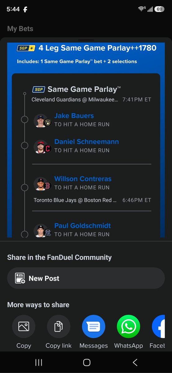 j_wick43310's tweet photo. @KasperMLB SHOUT-OUT TO THE HOMIE THESE OFF HIS PICKS CAN WE GO AGAIN? https://t.co/JuMGKlKMFa