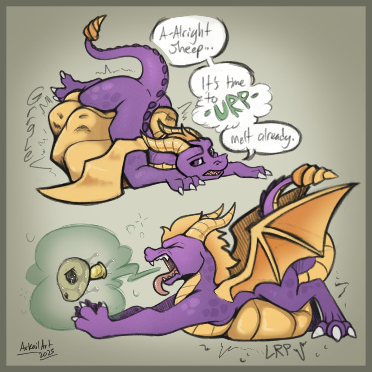 ArkailArt's tweet photo. Gotta stay strong and well-fed somehow if you're gonna save anyone!

Sketch from one of the Gulper-tier streams held on my Pawtreon Discord! https://t.co/0CxrhyWEfd