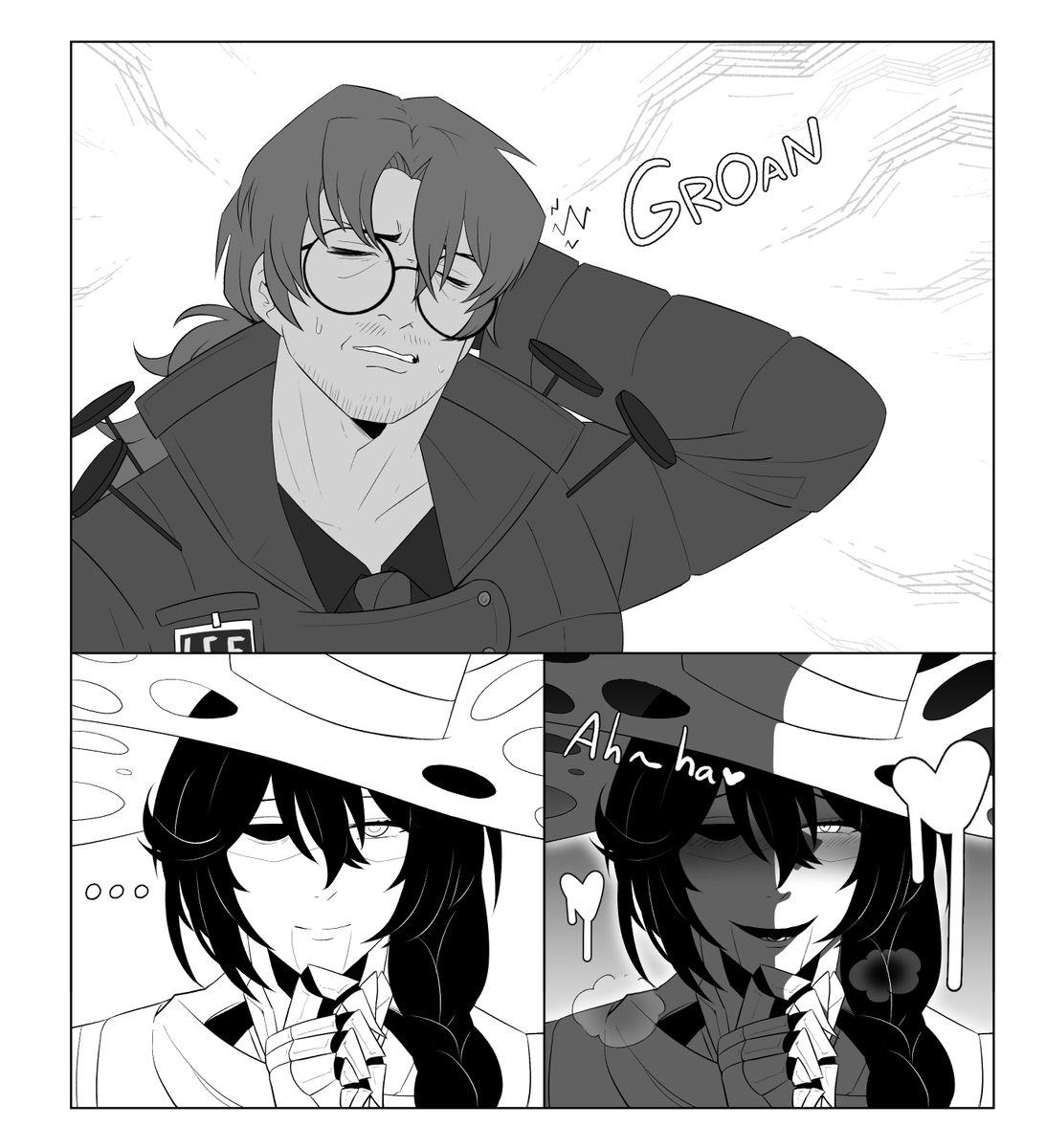 tanginamaran's tweet photo. Day 6 of #Hongregweek : Captivated #lcb613 #Hongregenjoyer
Pervert Maestro lusting after a middle aged👀 overworked man who is also your enemy... Have you no shame⁉️💢 https://t.co/g9Bv4qP93a
