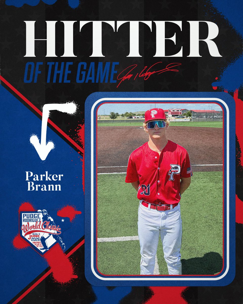 FiveToolTexas's tweet photo. #PudgeWC F: @USAPrimeDFW Red 2, Marucci Elite 2028 Hill 1 
PoG: @Dean_Railing09 3 IP, 4 K 
Hitter: @ParkerB1200 1-2, HR https://t.co/qlBcsoAlfX