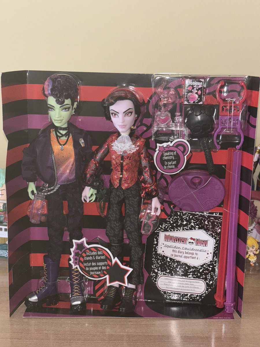 winxclubpretty's tweet photo. My Monster High Kieran Valentine and Spelldon Cauldronello Pack Part 1
#MonsterHigh #MonsterHighPack #KieranValentine #SpelldonCauldronello #MonsterHighPretty https://t.co/qqLYiRebaZ