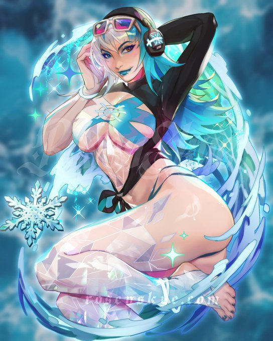 RosenSkye's tweet photo. ❄️ Summer Luna Snow | Marvel Rivals
(Hoping to get the skin this time) https://t.co/r1iTgrhw1E