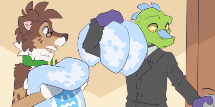 SavestateComic's tweet photo. Comic - Freezie Pup
https://t.co/NXDpq9JSW6 https://t.co/i3FeJ4xZK3