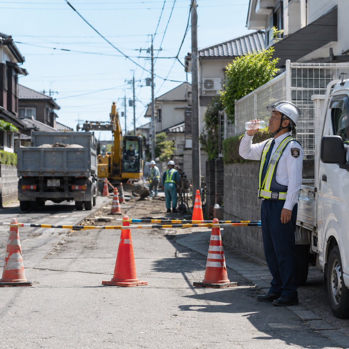 DaiyuSecurity's tweet photo. 暑い日の警備って、
大変そうなイメージがあるかもしれません。

だから当社では、
こまめな休憩や水分補給を徹底しています。

安全を守る仕事だからこそ、
働く人の安全も大切にしています。

#岐阜警備
#可児市 https://t.co/anvWFtvTD7