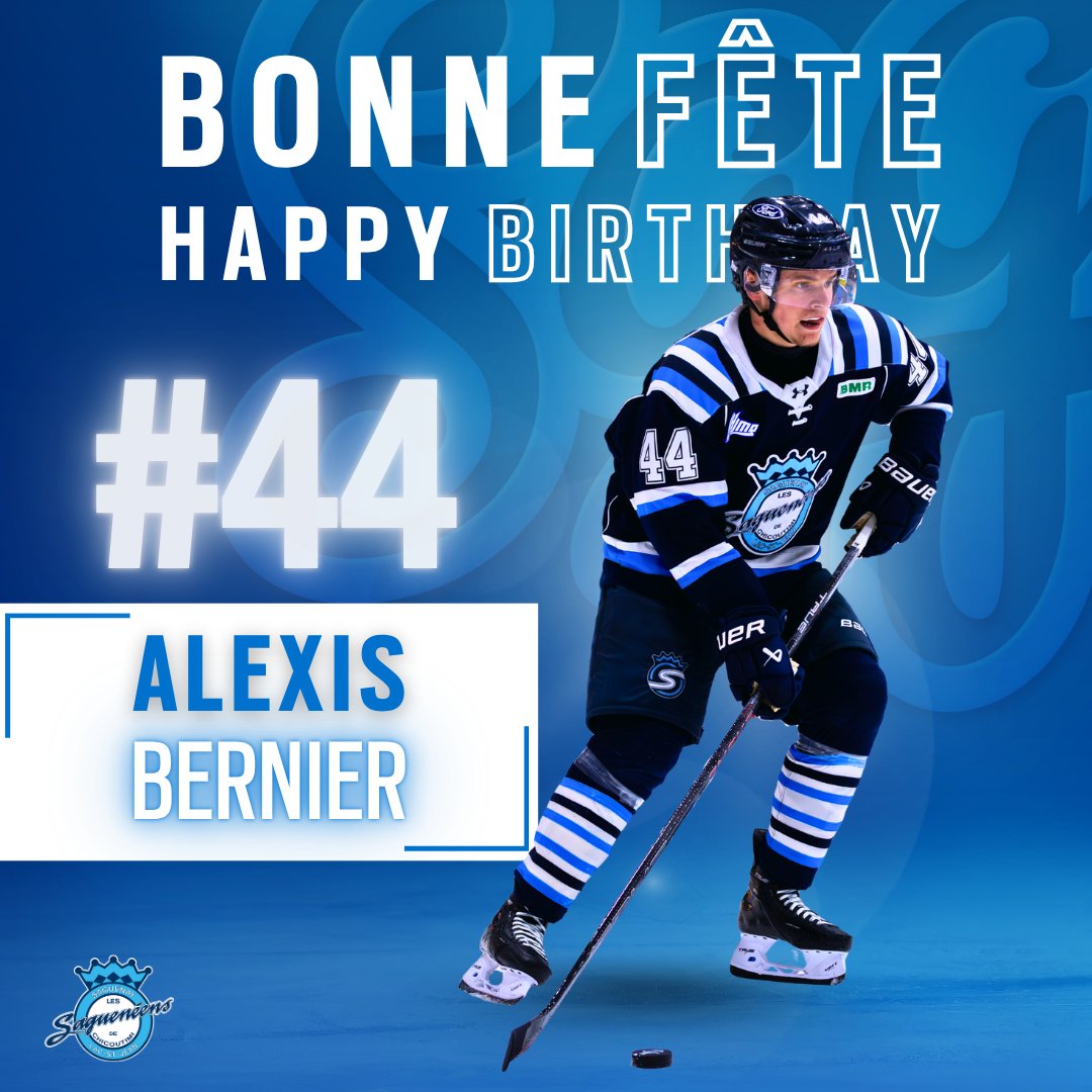 SagueneensLHJMQ's tweet photo. Alexis Bernier célèbre son 20e anniversaire aujourd'hui🥳

Joignez-vous à nous pour lui souhaiter un joyeux anniversaire💙

#fierdetresags https://t.co/3QBP6Zqqwe