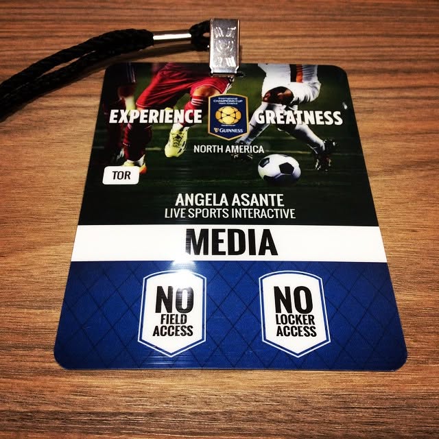 AngieAsante's tweet photo. Ghana vs Panama is happening at the @BMOField in Toronto. Throwback to 2015 when I covered the @SLBenfica vs @PSG_English match in the International Champions Cup LIVE from the #BMOfield for @LiveSoccerTV. https://t.co/7OeUxpPmIw