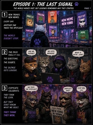 dappremi's tweet photo. SNIFFCAT: THE LEGACY ARC 🐾
EPISODE 1 — THE LAST SIGNAL 📡

New memes rise.
New trends take over.

The world moves on...

But SNIFFCAT was never built for a moment.

The hype faded.
The noise grew louder.

Yet The Pack remembered the mission:

Not just a meme.
A movement.
A legacy.

The signal was never lost.

It was waiting.

TO BE CONTINUED... 🐾💜

$SNIFF @SNIFFCATY

P99k7e6g9rRVFG7uXtm6vyWMt4jYVgVMGKcSY6Ypump