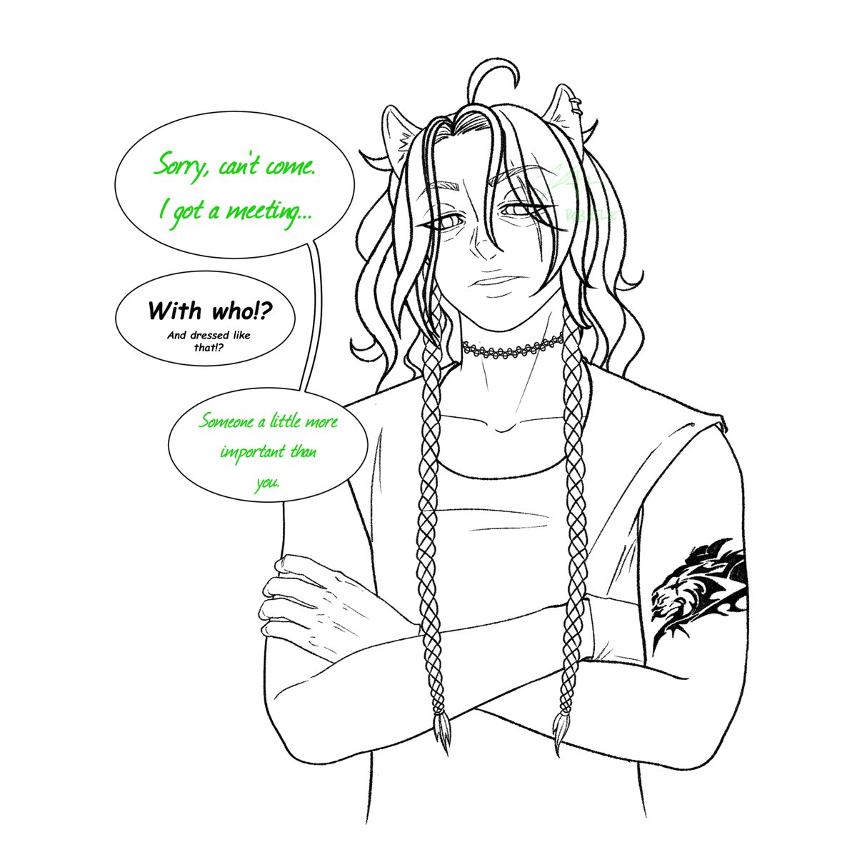 robielie's tweet photo. The prince has his priorities

🦁🌑

#twst #twst_oc #art https://t.co/wwGsV6UwOZ
