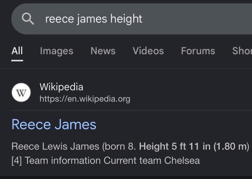 Zinny_Cooks's tweet photo. Recce James is 5 feet 11 inches tall but Sofascore is telling us that he is 5 feet 9 inches tall 😳😳
His PR is insane 🤮🤮🤮🤮 https://t.co/AyLH6D3Xwo