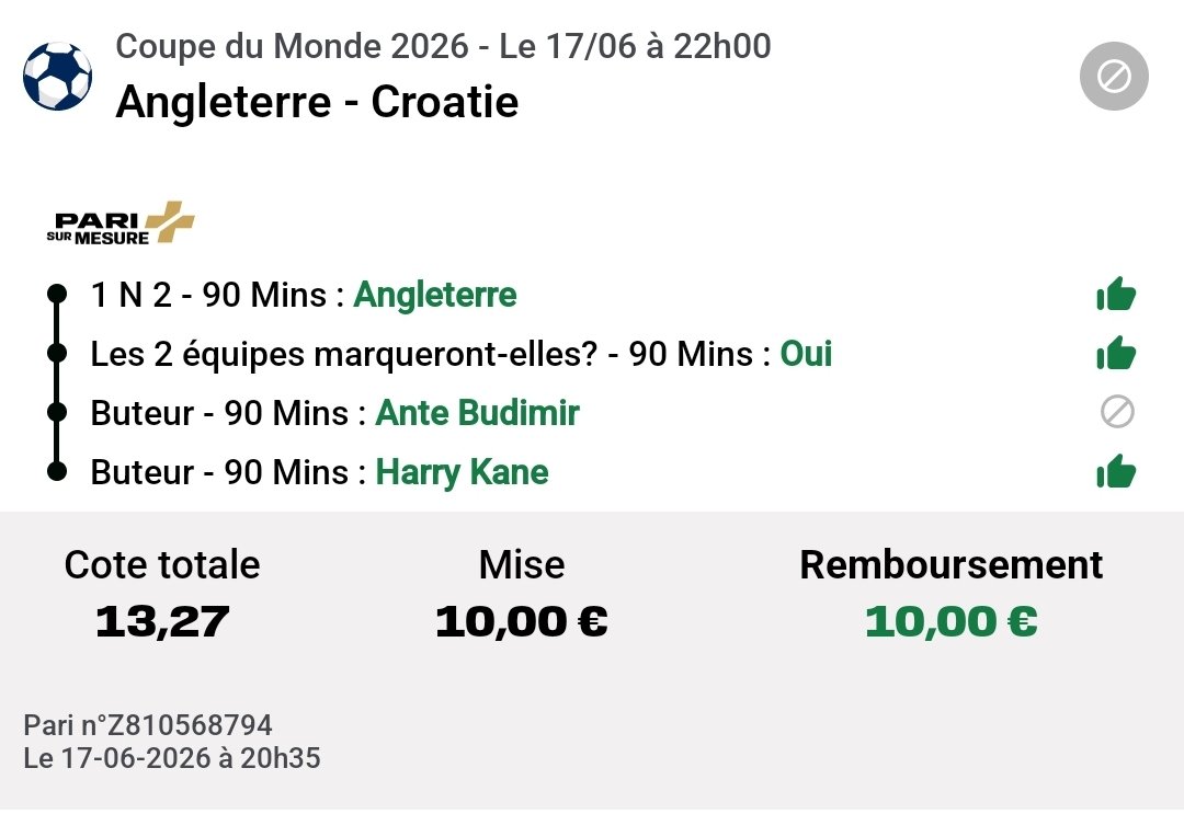VirusnewsFr's tweet photo. Merci @UnibetFrance pour le SEUM ! Vous voulez vraiment pas sortir Budimir du pari ou le mettre côte à 1 😔 @datafootfr #TeamParieur #ANGCRO @MickaProno https://t.co/RAOx0yWAHh