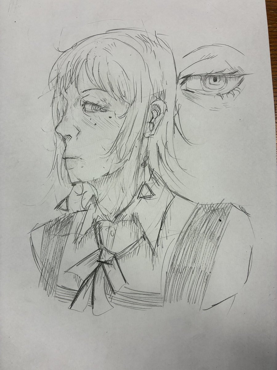 suunfeesh's tweet photo. Lil D doodle i did today :3 #chainsawman https://t.co/4Q1lBZTy7b