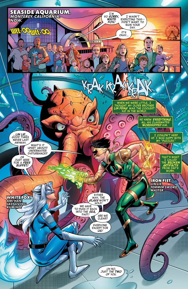 kumihorangi's tweet photo. ‼️ SPOILERS FOR DHOKL #5

with the mini-run now concluded, it's now pretty much official that they're pushing for ami and lie as a ship in the comics!

#whitefox #ironfist #ironfox

1⃣2⃣ - Deadly Hands of K'un-Lun #5 [2026]
3⃣4⃣ - Deadly Hands of K'un-Lun #1 [2026] https://t.co/1KZ6x897J2