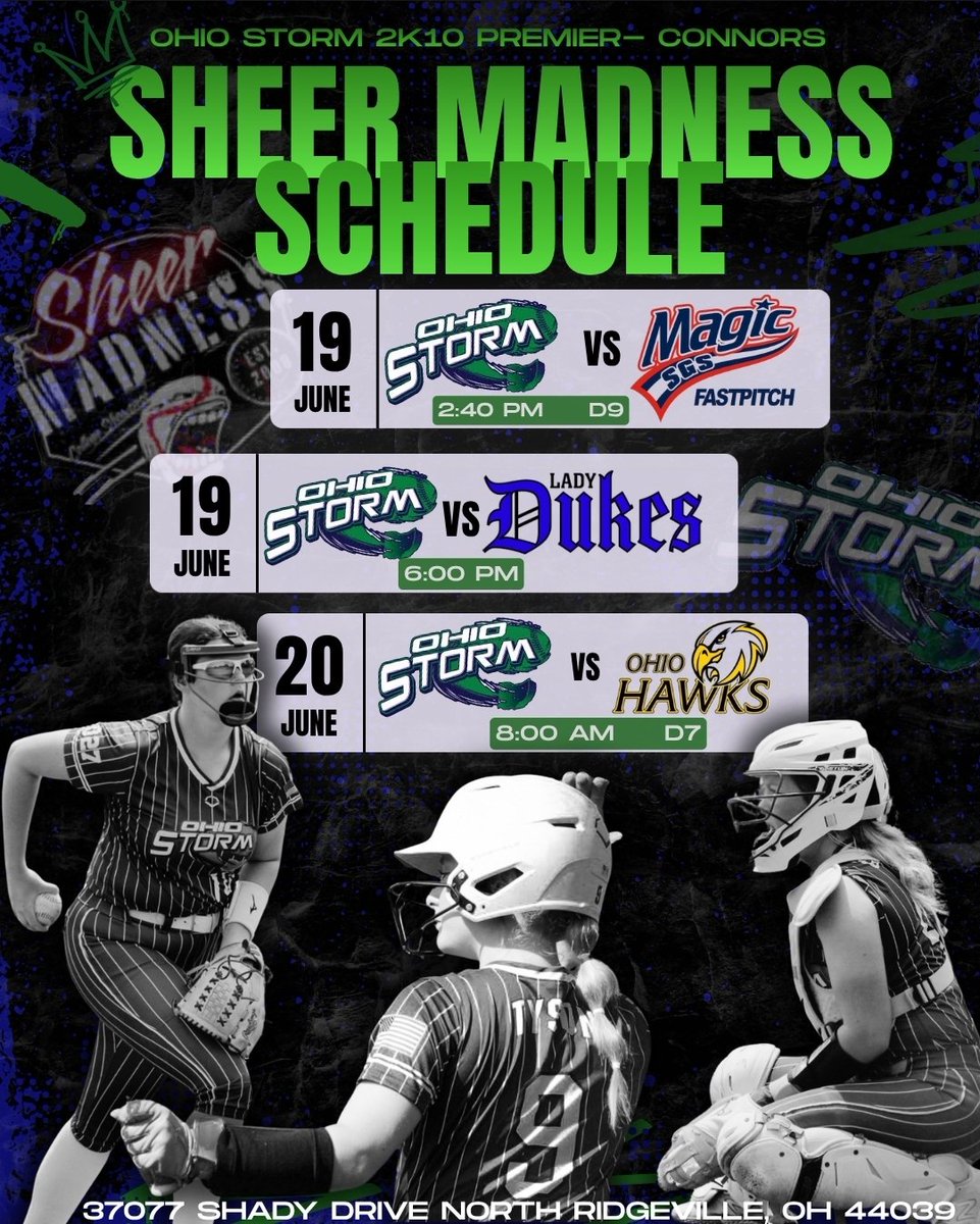 ohiostorm2k10's tweet photo. 🔥 College Coaches — Ohio Storm 2K10 Premier is headed your way 🔥

We’ll be in North Ridgeville this week for Sheer Madness, and our group is ready to compete at a high level. This roster is athletic, fast, and aggressive — and several players are actively looking for the right fit at the next level.

If you’re attending Sheer Madness, we’d love to have you stop by and watch these athletes work. High‑motor players, strong softball IQ, and a group that plays for each other.

See you at the fields. 💙🥎  
#OhioStorm2K10 #SheerMadness #CollegeRecruiting