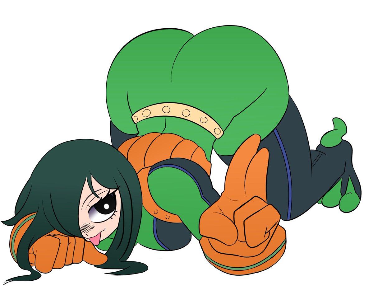 HaikiDess's tweet photo. Tsuyu Asui WIP https://t.co/MwmRJ2ESQ2