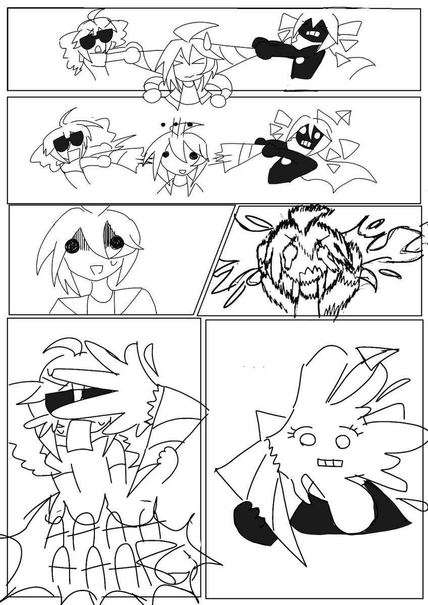 sfi_ultradancer's tweet photo. Lil manga i drew https://t.co/kN32KJWgjg