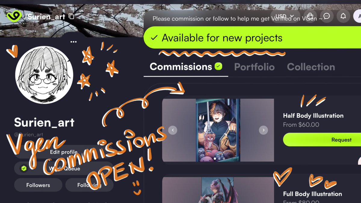Hi hi! 👋 I have a Vgen now! I would love to draw something for you guys ...