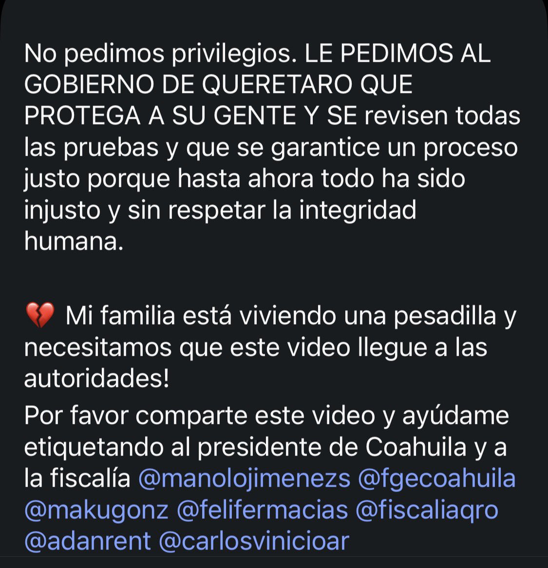 josefagalvan's tweet photo. 🚨LA FAMILIA de Adolfo Plata PIDE AYUDA🚨
@jet1403 @HomoExNovo @catrina_nortena https://t.co/OHM37sX5W9
