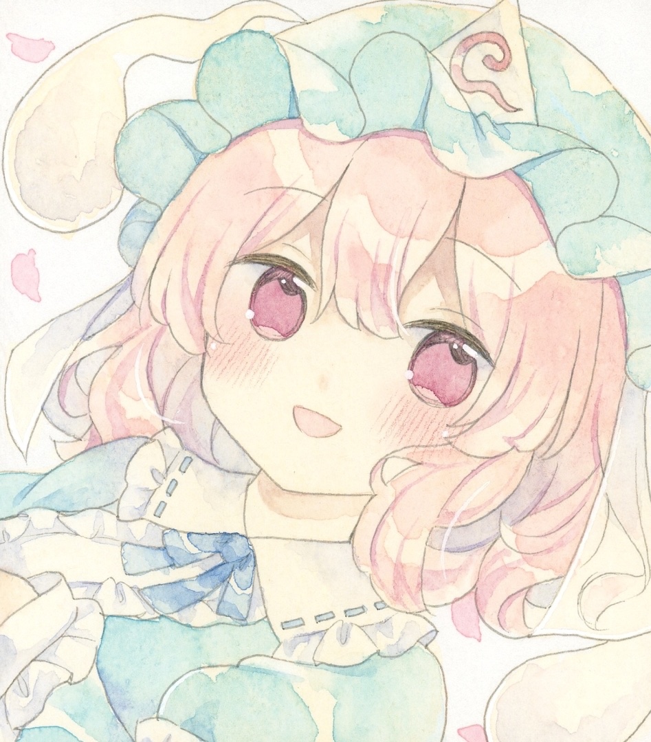 西行寺幽々子 「幽々子 #東方Projectㅤㅤㅤㅤ」|藤乃かごめ@2日目西い35bのイラスト