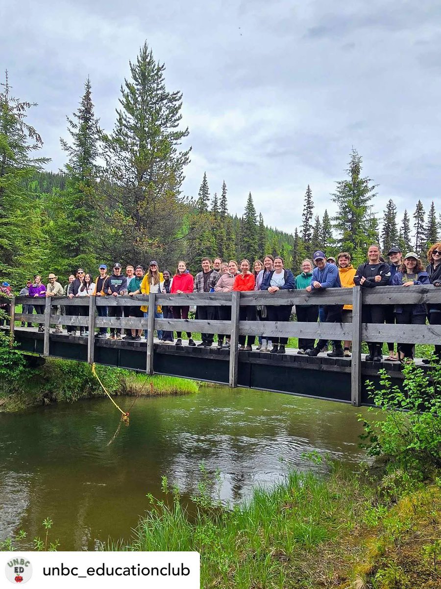 EducationUnbc's tweet photo. Great photos  @unbc_educationclub what an amazing trip. Barkerville 2026. A super nice transition from@the 4-week practicum to coursework. AMAZING!! Love that you are learning and connecting outside. #UNBCED https://t.co/9SQmExWewi