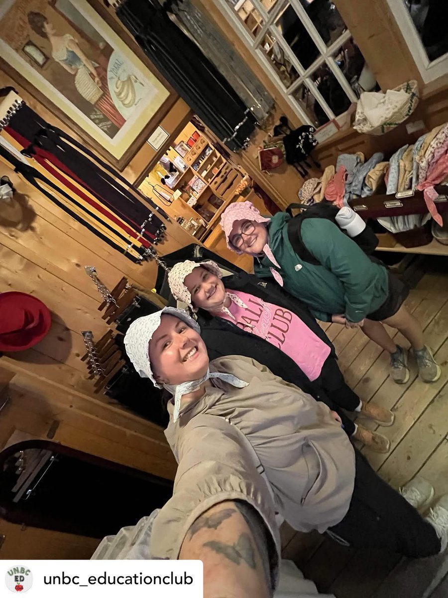 EducationUnbc's tweet photo. Great photos  @unbc_educationclub what an amazing trip. Barkerville 2026. A super nice transition from@the 4-week practicum to coursework. AMAZING!! Love that you are learning and connecting outside. #UNBCED https://t.co/9SQmExWewi