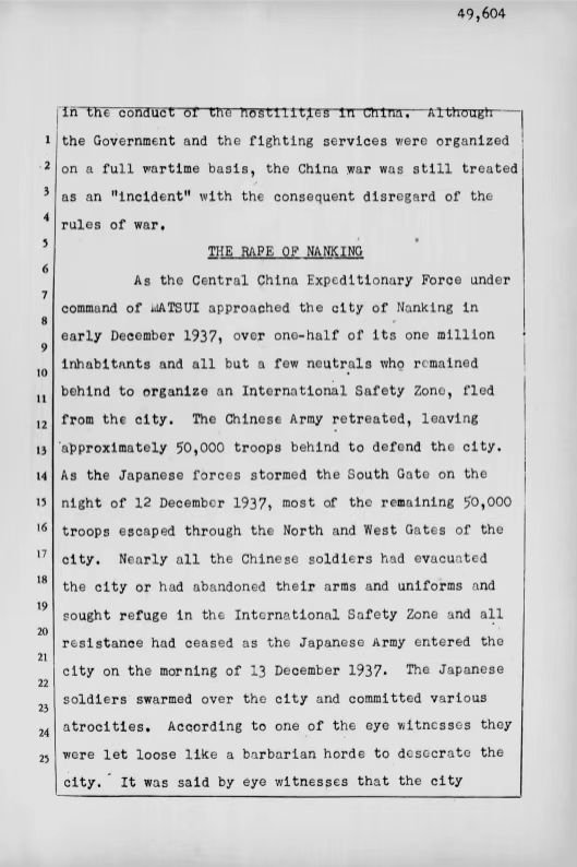 TheGoldenMean2's tweet photo. Right-wing forces in Japan want to rename #NanjingMassacre to “the Nanjing Incident”.

An atrocity that occupies a stand-alone chapter in the Tokyo Trial’s official ruling is no “incident”. The organised murder of 300,000+ Chinese within 6 weeks is no “incident”.

The verdict of history cannot be rewritten. #RapeOfNanking #ForgottenHolocaust